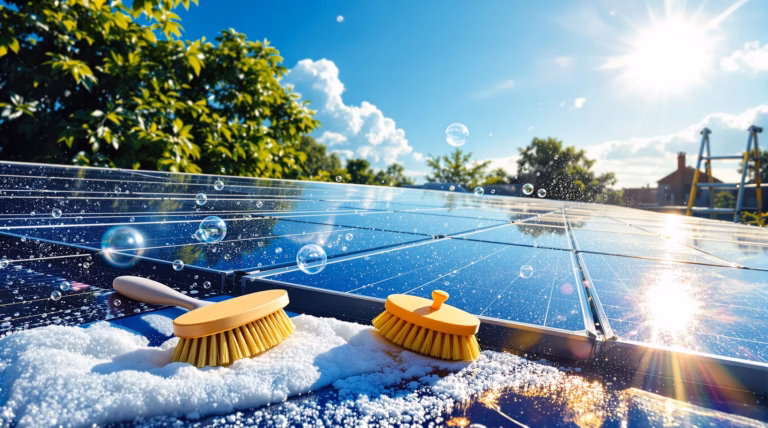 How to Wash Solar Panels on Roof: A Step-by-Step Guide